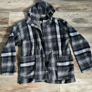 ⭐️Gray drug rug with hoodie